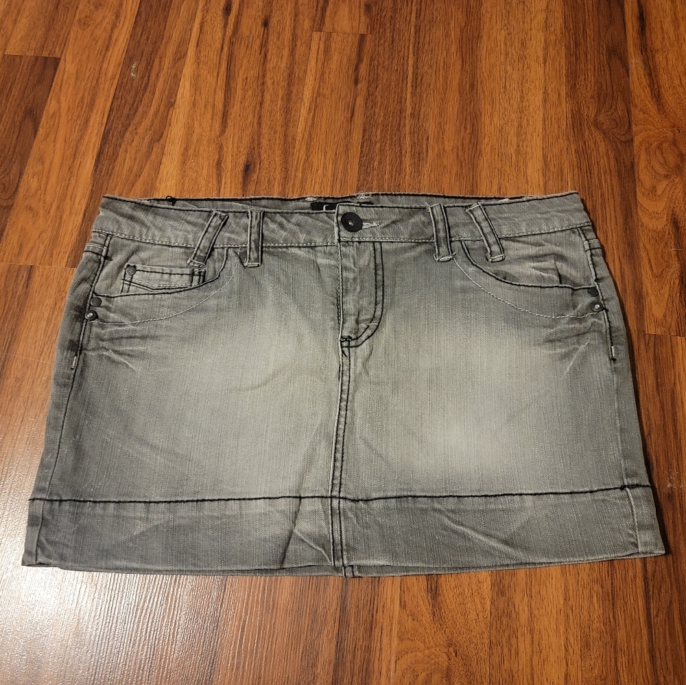 L.e.i. Denim Mini Skirt - Size 13 Juniors